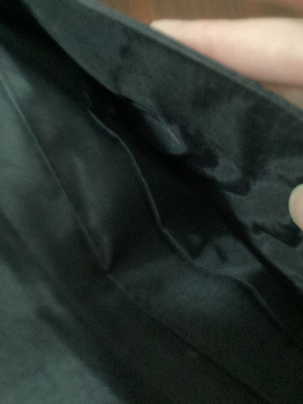 Vintage 80s 90s Black Satin Beaded Evening Bag - Picture 3 of 3
